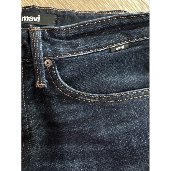 Mavi Matt Dark Wash Straight Leg Denim Jeans Men Size 30x30 - Picture 3 of 7